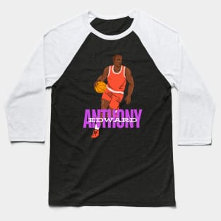 Anthony Edward Vector image Baseball T-Shirt